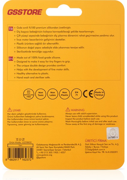 Galatasaray Aslan Diş Kaşıyıcı U231803 fiyatları