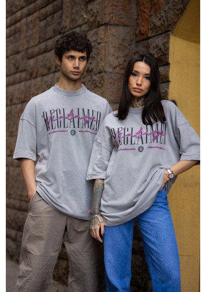 Yıkamalı Oversize Unisex T-Shirt