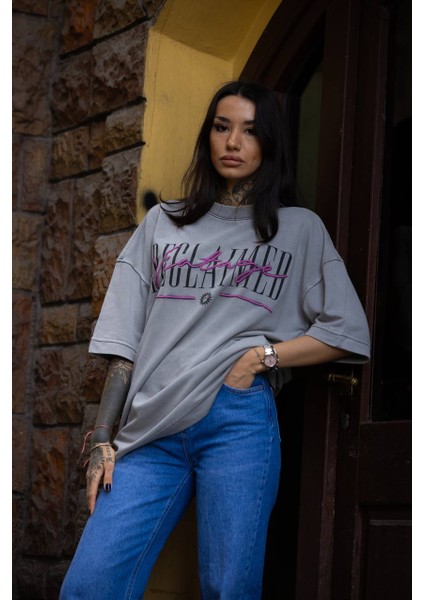 Yıkamalı Oversize Unisex T-Shirt fiyatları