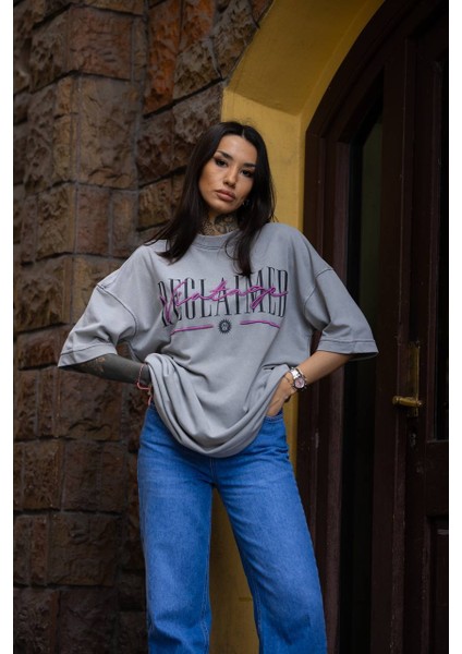 Yıkamalı Oversize Unisex T-Shirt modelleri
