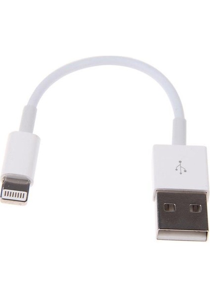 USB Lightning Kısa Data Şarj Kablosu 20 cm fırsatları