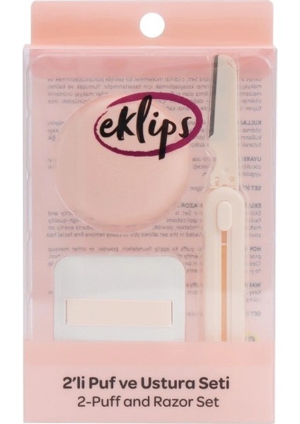 Eklips 2'li Puff ve Ustura Seti