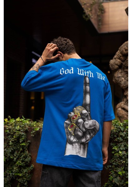 God With Me Oversize Unisex T-Shirt