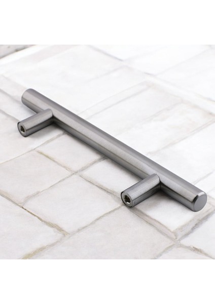 5 Adet Rosemary Inox Metal Kulp 96 mm ( 9.6 cm ) Mobilya Mutfak Çekmece Dolap Kapak Kulbu