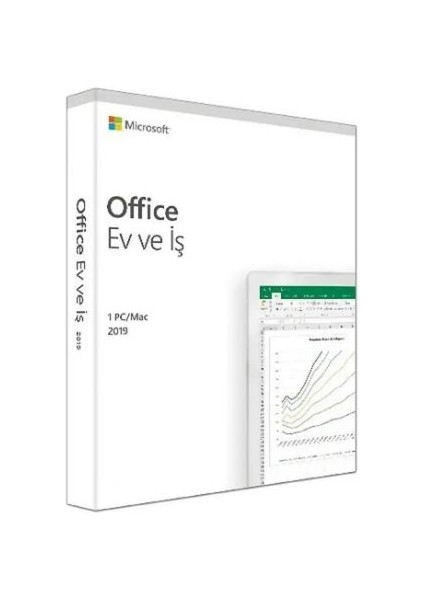 Mıcrosoft Yazılım Offıce Ev ve Iş 1pc / Mac 2019 Tr Box