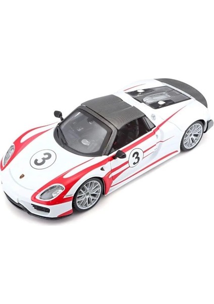 Nessiworld 28009 Burago Porsche 918 Spyder 1:24 Model Araba -Sunman