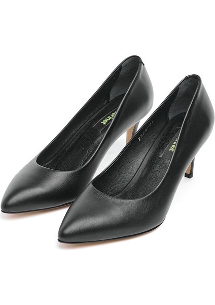 Hakiki Deri Kalın Topuk Kadın Stiletto fiyatları