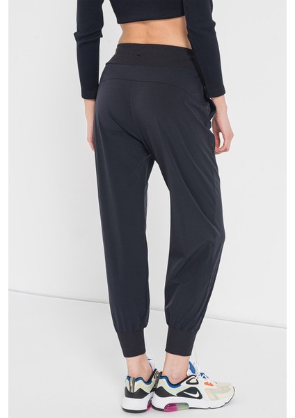 Wmns Dri Fit Bliss Mide Rise 7/8 Jogger Yürüyüş Koşu Pantolonu Siyah Eşofman Altı