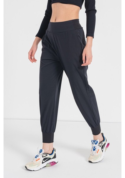 Wmns Dri Fit Bliss Mide Rise 7/8 Jogger Yürüyüş Koşu Pantolonu Siyah Eşofman Altı
