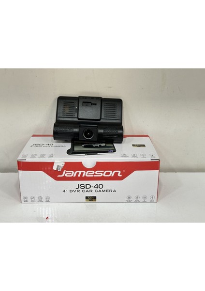 Jsd-40 Ekranlı Iç Dış Kayıt Kamera ön kamera 720p iç kamera 480 p 140 DERECE GÖRÜŞ AÇISI DÖNÜŞÜMLÜ KAYIT G-SENSOR 32gb hafıza kartı destekli