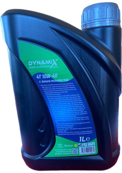 Dynamıx 4t 10w40 Motosiklet Yağı 1l fiyatları