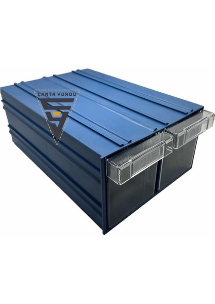 Sembol 501 Plastik Çift Çekmeceli Kutu 302X210X124MM 18 Adet fırsatları