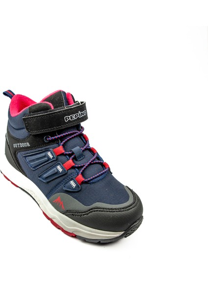 1358 Lacivert Erkek Çocuk Trekking Bot