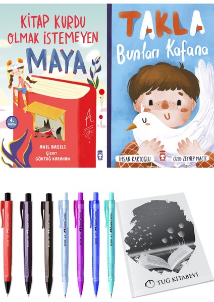 Kitap Kurdu Olmak İstemeyen Maya ve Takla Bunları Kafana