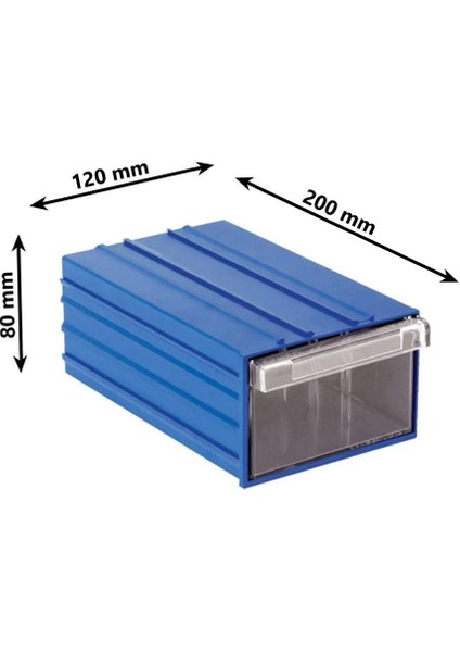 Sembol 120 Plastik Çekmeceli Kutu 200X120X80MM 20 Adet fırsatları