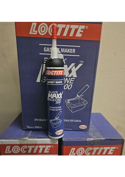 2743524 Loctite Black MAXX300 200ML Tetikli Siyah Oem'li Sıvı Conta