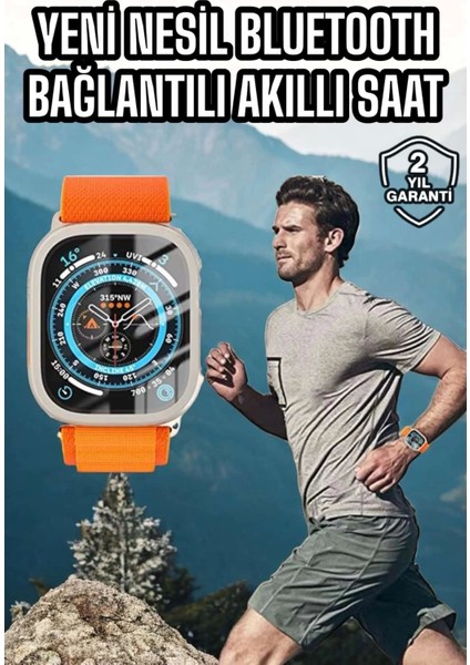 Akıllı Saat Uyku ve Spor Takibi Yeni Nesil Bluetooth Bağlantılı Amoled Ekran