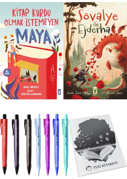 Kitap Kurdu Olmak İstemeyen Maya ve Şövalye ile Ejderha