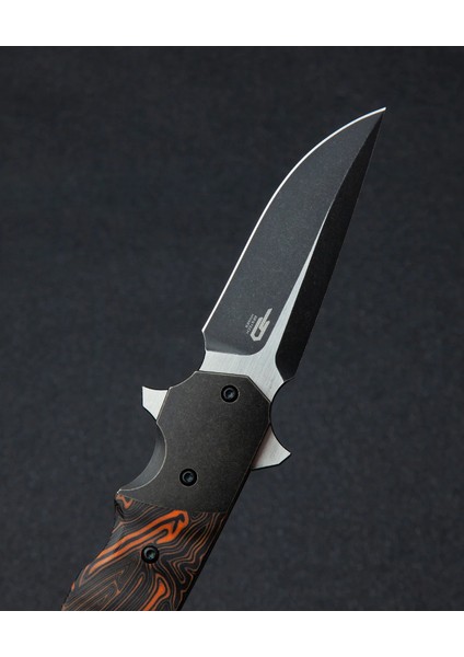 Freefall BT2007B Titanyum+Siyah Turuncu G10 Sap: 2,65'' S35VN Çakı