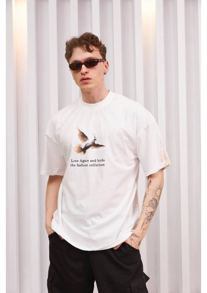 Line Again Oversize Unisex T-Shirt