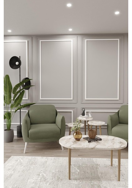 Wood Aria Zigon ve Orta Sehpa Seti, Salon Seti, Sehpa Seti, Oturma Odası Set Oval fiyatları