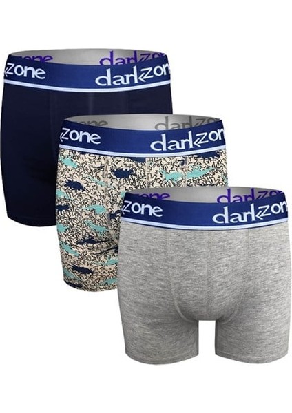 Erkek Boxer Pamuklu 3'lü Set