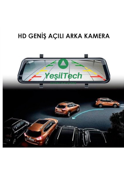 EXVOL 10 Inc Dokumatik Araç Içi Kamera 1080 Phd Yol Kayıt Park Kamerası modelleri