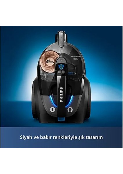 Phılıps Toz Torbasız Süpürge 900W Güç ALLERGYH13 Filtre Alerjii Kilit Sistemi, Tozları Hapseder Yüksek Seviyede modelleri