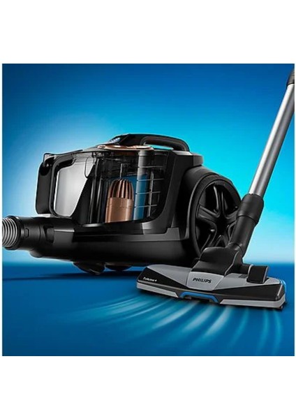 Phılıps Toz Torbasız Süpürge 900W Güç ALLERGYH13 Filtre Alerjii Kilit Sistemi, Tozları Hapseder Yüksek Seviyede fırsatları