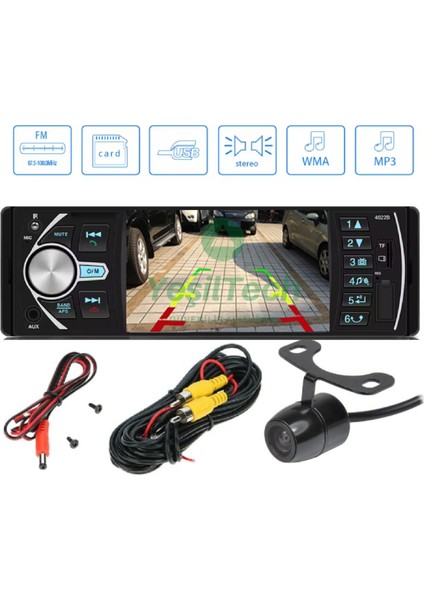 EXVOL 4.1 İNC Araba Oto Teyp USB Bluetooth Sd Aux + PARK KAMERASI