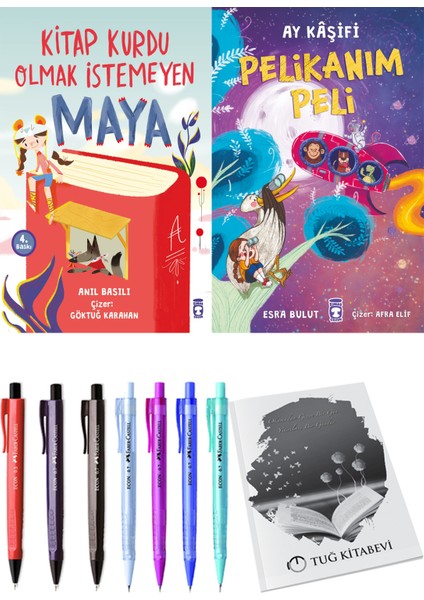 Kitap Kurdu Olmak İstemeyen Maya ve Pelikanım Peli / Ay Kaşifi