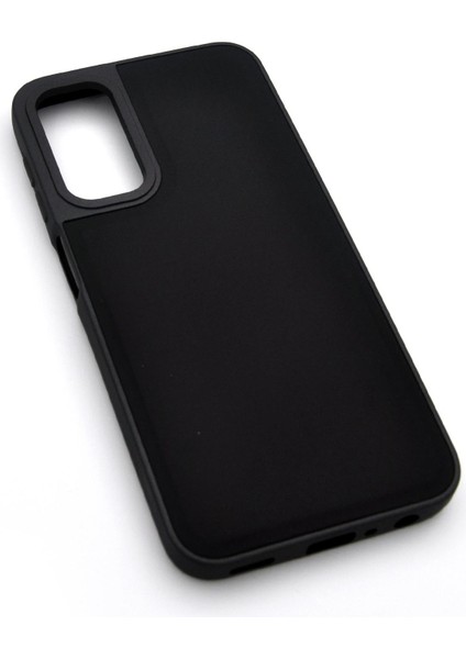 Samsung Galaxy A14 Uyumlu Deri Görünümlü Sert Kapak Kılıf Siyah fiyatları