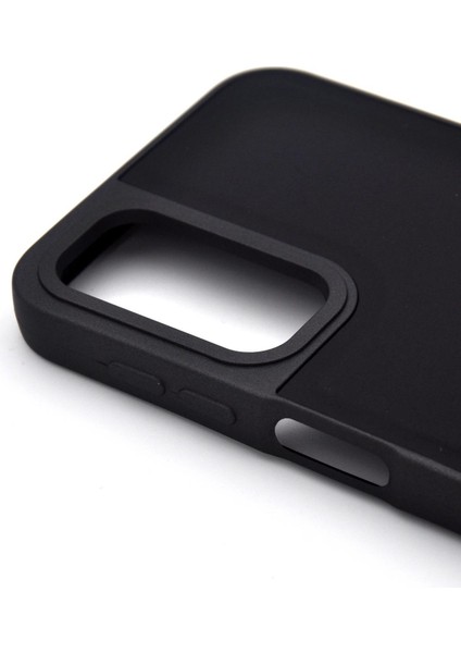 Samsung Galaxy A14 Uyumlu Deri Görünümlü Sert Kapak Kılıf Siyah modelleri