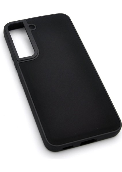 Samsung Galaxy S22 Uyumlu Deri Görünümlü Sert Kapak Kılıf Siyah fiyatları