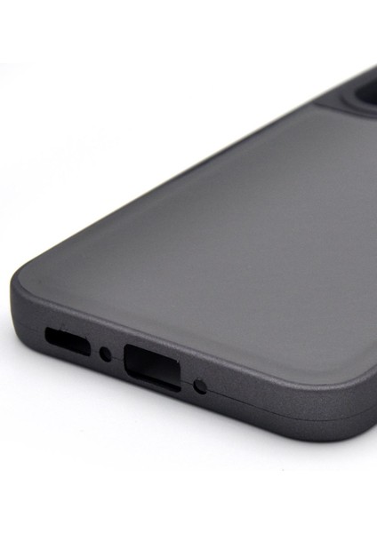 Samsung Galaxy A34 Uyumlu Deri Görünümlü Sert Kapak Kılıf Gri indirimleri