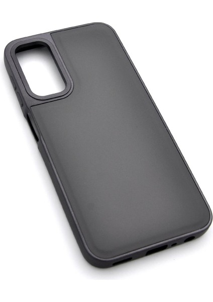 Samsung Galaxy A14 Uyumlu Deri Görünümlü Sert Kapak Kılıf Gri fiyatları