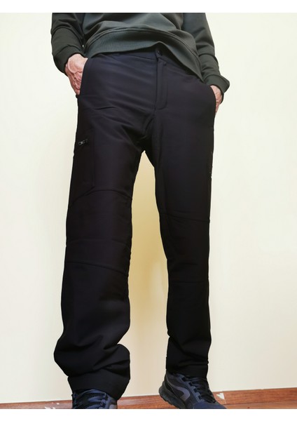 Erkek Siyah Kargo Cepli Lastikli Bel Outdoor Pantolon 2036-02 modelleri