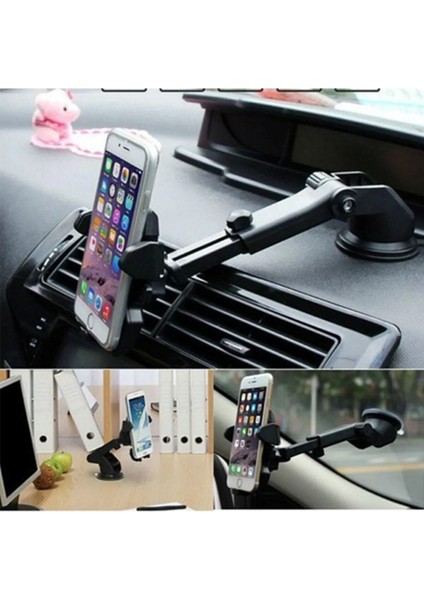 Torpido Üstü Teleskopik Araç Telefon Tutucu Vantuzlu Telefon Tutacağı fırsatları