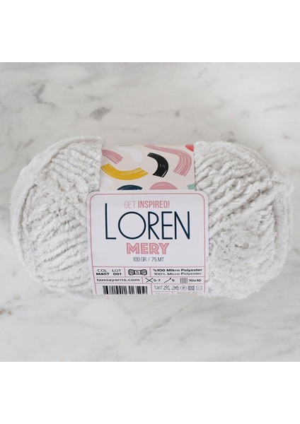 Mery Gri El Örgü İpi - M407 - 34314