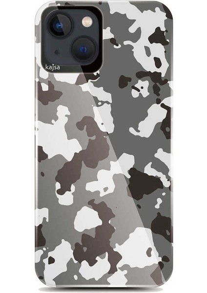 Teleplus iPhone 13 Kılıf Kajsa Kamuflaj Kapak