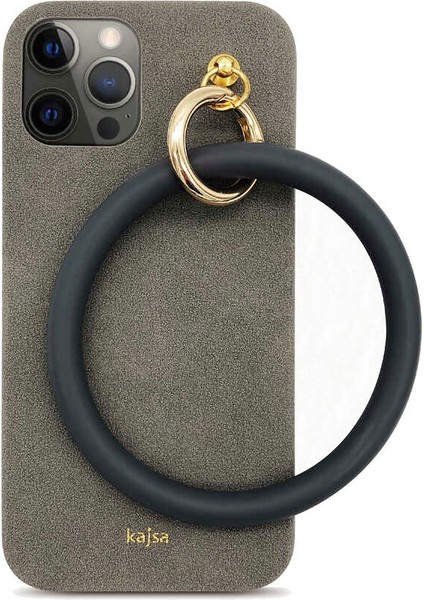 Teleplus iPhone 12 Pro Max Kılıf Kajsa Splendid Serisi Morandi Halka Kapak