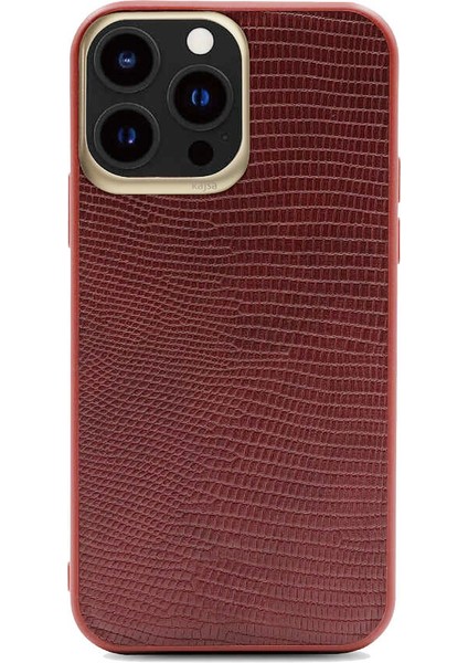 Teleplus iPhone 13 Pro Kılıf Kajsa Preppie Collection Pu Deri Kapak