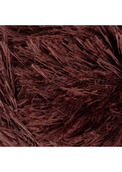 Furry Kahverengi El Örgü İpi - RF093 - 34064