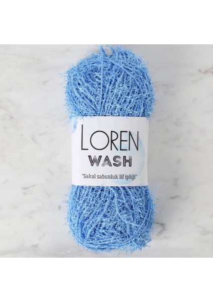 Wash Mavi El Örgü İpi - R090 - 34019