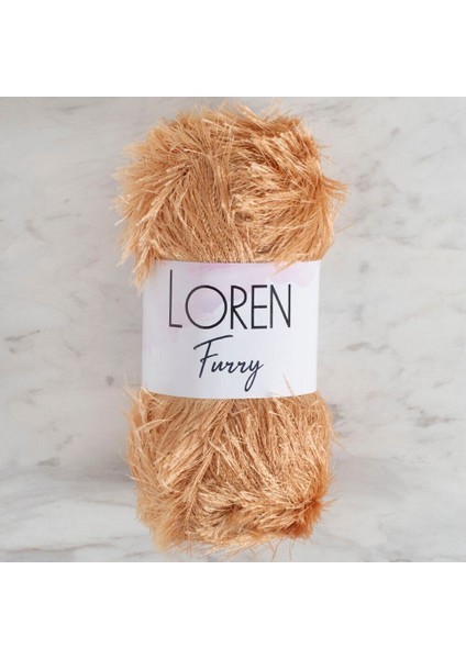 Furry Bej El Örgü İpi - RF0054 - 34061