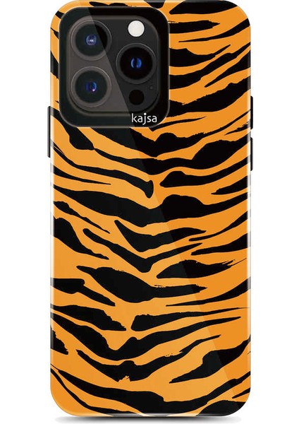 Teleplus iPhone 13 Pro Kılıf Kajsa Shield Plus Wild Serisi 2 Leopar Desenli Kapak