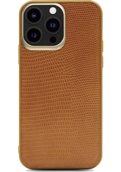 Teleplus iPhone 13 Pro Max Kılıf Kajsa Preppie Collection Pu Deri Kapak