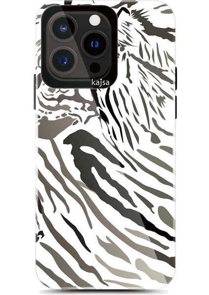 Teleplus iPhone 13 Pro Kılıf Kajsa Shield Plus Wild Serisi 2 Leopar Desenli Kapak