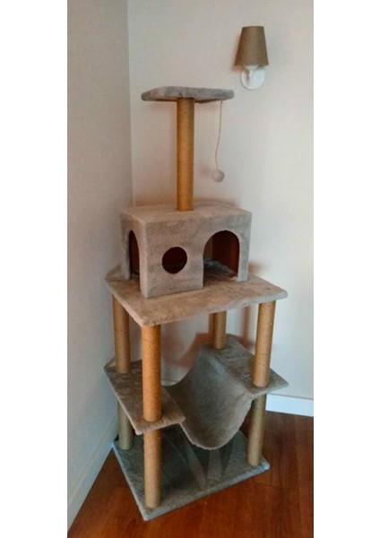 Zooplus Tower Xxl Kedi Tırmalama ve Oyun Evi fiyatları