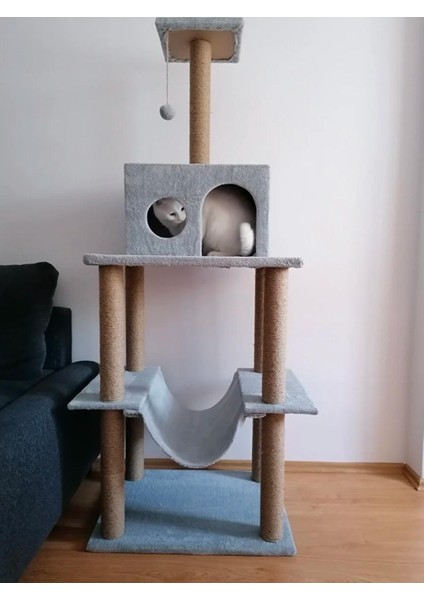 Zooplus Tower Xxl Kedi Tırmalama ve Oyun Evi modelleri